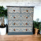 Upcycled Pine Chest Of Drawers, William Morris Print , Living Room, Dining Room, Hall , Kitchen Storage.