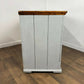 Victorian Pine Three Drawer Painted Chest with Stripped Top
