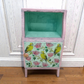 Budgies & Blossom Decoupaged Cabinet