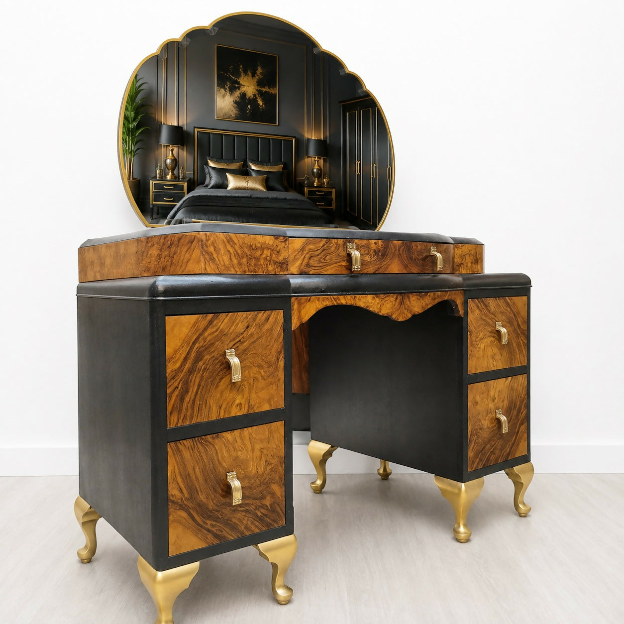 Vintage Art Deco Vanity Table | Elegant Dressing Table