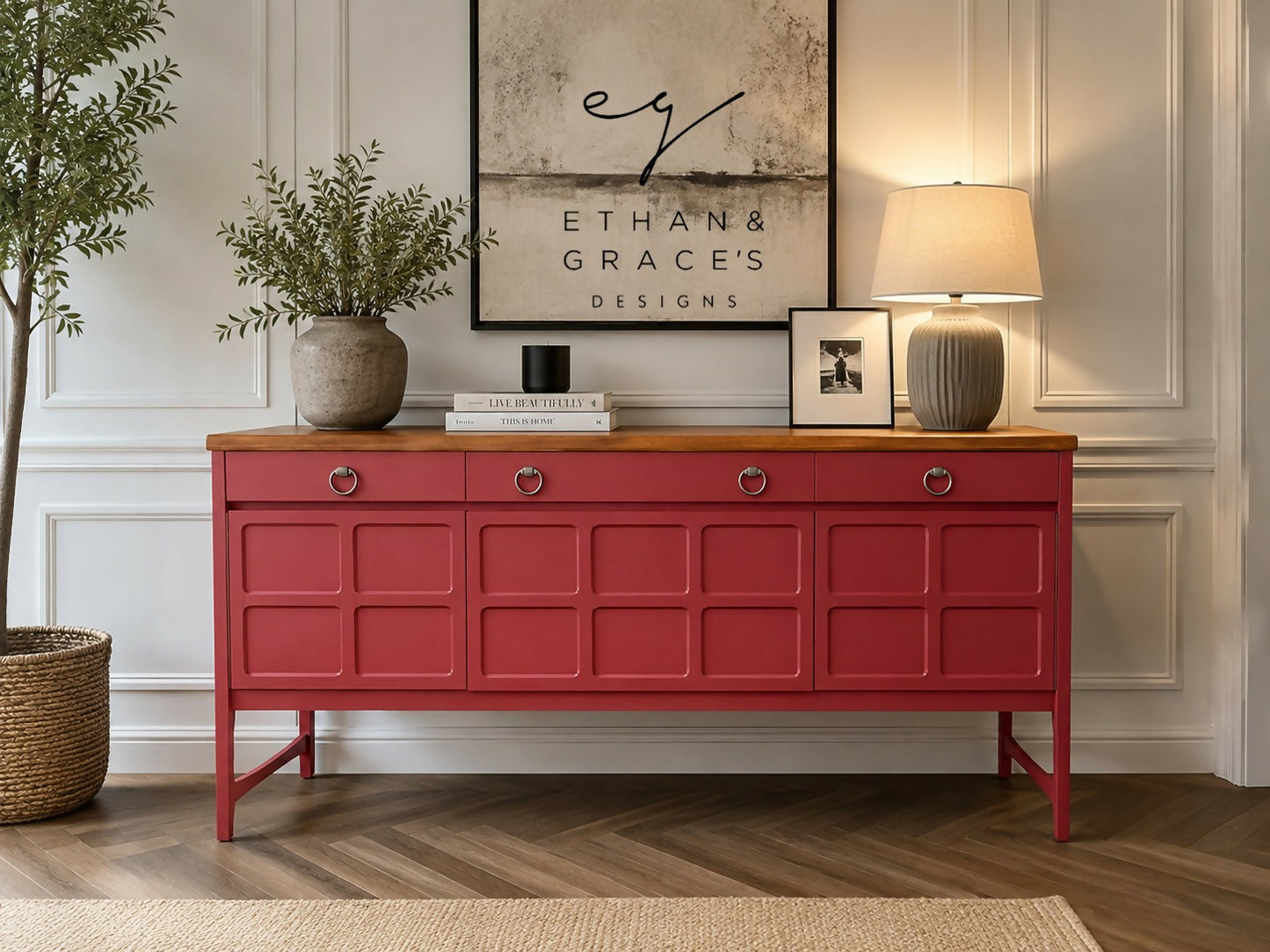 ANY COLOUR Nathan teak drinks sideboard