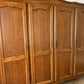 Wardrobe Vintage French Louis XVI Style Oak Four Door Carved Armoire LOT 6131