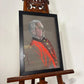 Framed Pastel Portrait of ‘Basil’ by Marion Tasker