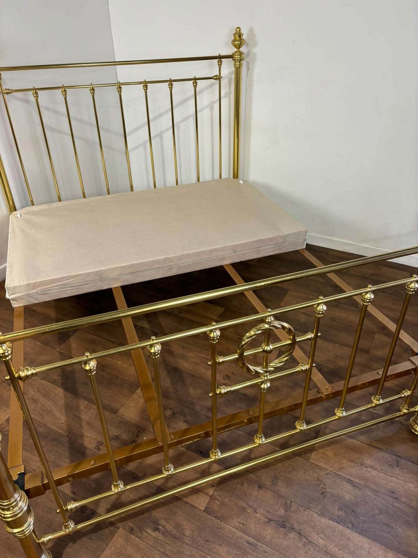 Victorian Style Brass Super King Size Bed Frame