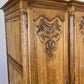 Wardrobe Vintage French Louis XVI Style Oak Four Door Carved Armoire LOT 4877