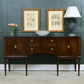 Regency Style Mahogany Sideboard with Drawers - Serpentine