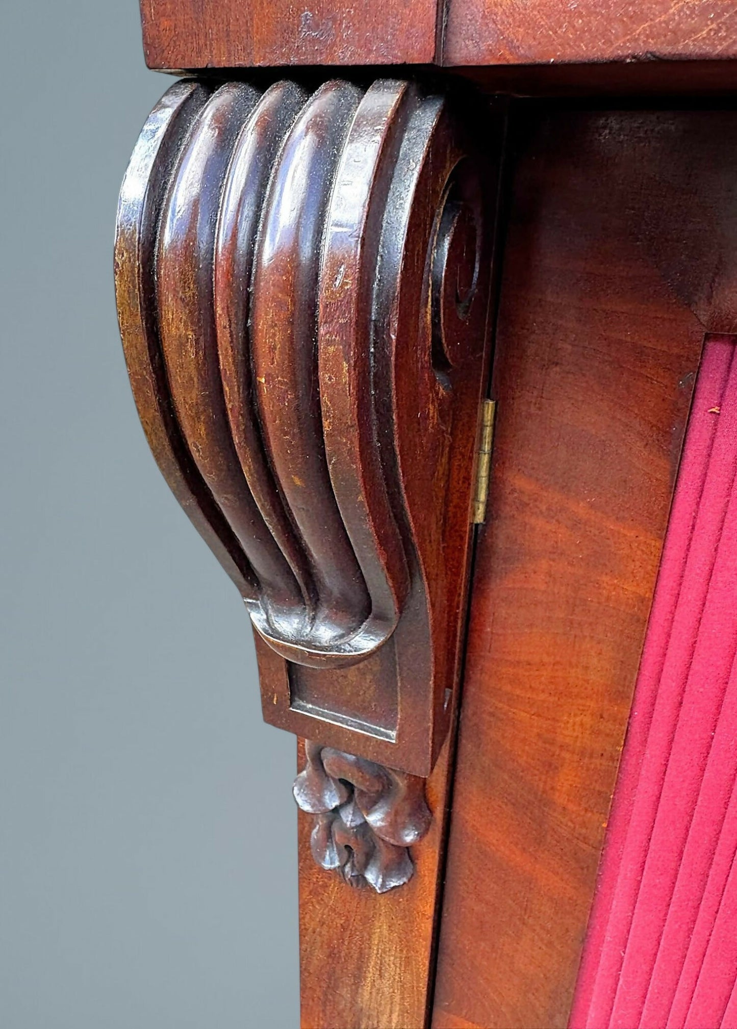 19th Century Victorian Figured Mahogany Two Door Chiffonier