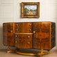 Beautiful Art Deco Walnut Drinks Cocktail Cabinet