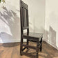 Early Georgian Oak Panel-Back Side Chair
