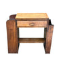 Antique Tawa wood Art Deco side table