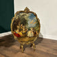 Antique Style Reproduction Painted Gilt Fire Screen00