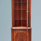 Charles Barr Figured Mahogany Corner Cabinet / Corner Cupboard