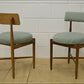 vintage dining chairs X4 G Plan Fresco solid teak danish design mid century DELIVERY