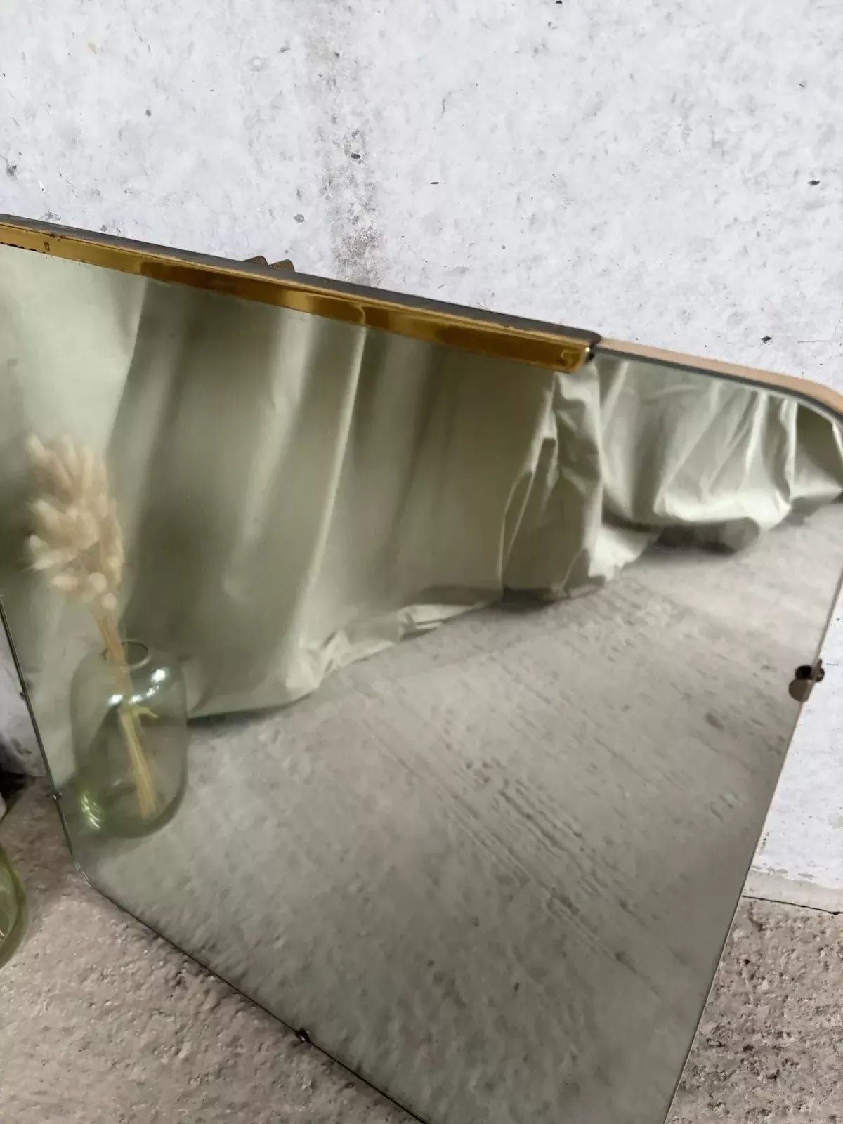 Vintage Mid Century Large Wall Hallway Overmantle Mirror Retro R1032