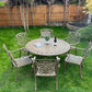 Six Seater Vintage Patio Set finished in Bronze