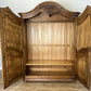 Wardrobe Vintage French Style Oak Two Door Bedroom Storage Armoire LOT 6489