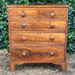 Vintage Georgian Tallboy Mahogany Chest Of Drawers