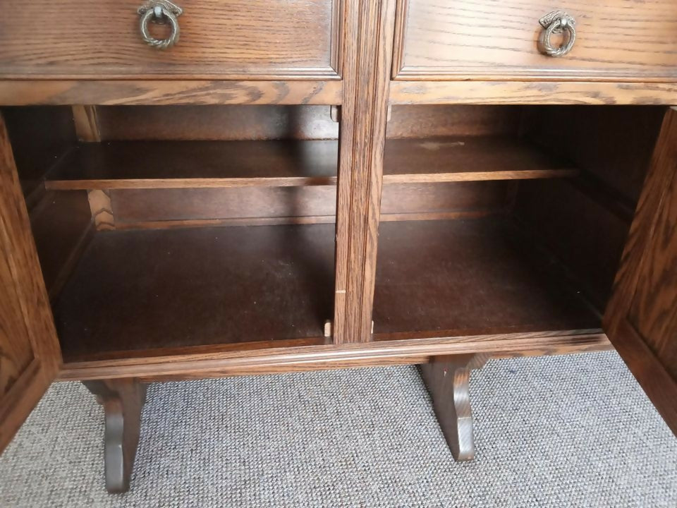 Vintage Jaycee Oak Sideboard - Handcrafted in Brighton, Sussex