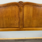 Bed Vintage French Louis XVI Double Bed Frame Oak Carved Headboard LOT 3659