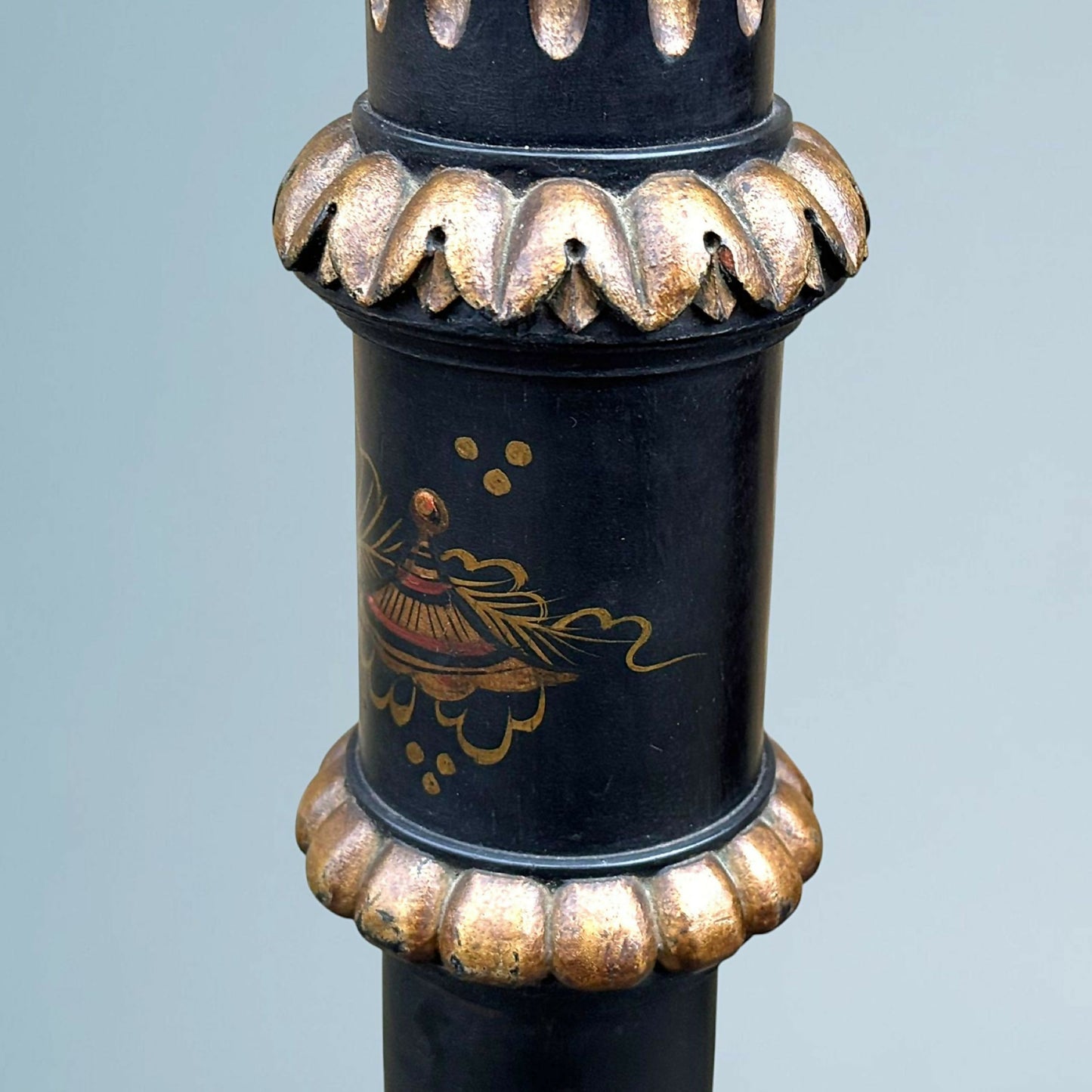 Lacquered Chinoiserie Standard Lamp