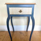 NOW SOLD Hand Painted Grey Side Table (The Beehive)