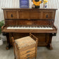 Antique/Vintage Erard Upright Piano Walnut Case Serial 84775 Chas J Fox Leeds Royal Crest