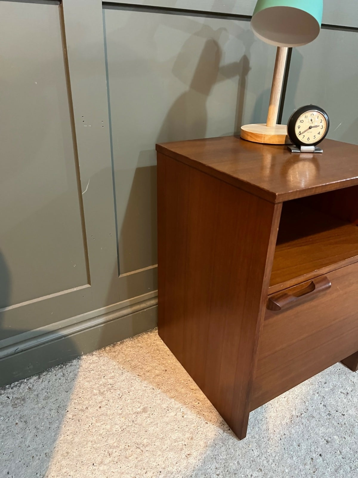 Vintage Teak Bedside Cabinet By Avalon Circa 1960’s