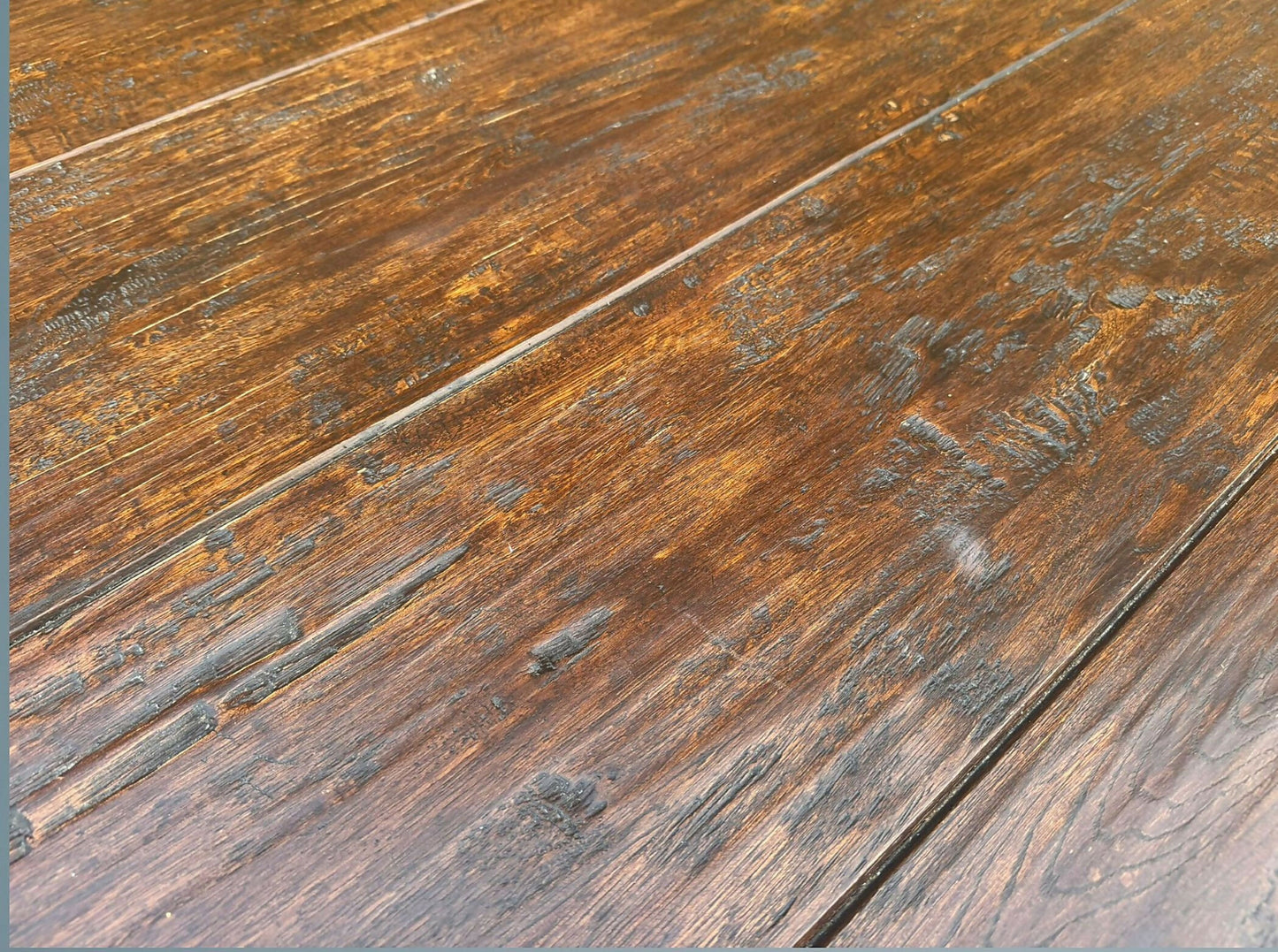 Rustic Circular Dining Table - Seats 6