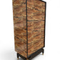 Vintage Black G Plan E Gomme large Chest of Drawers in Poodle & Blonde '1970 in Caffe'