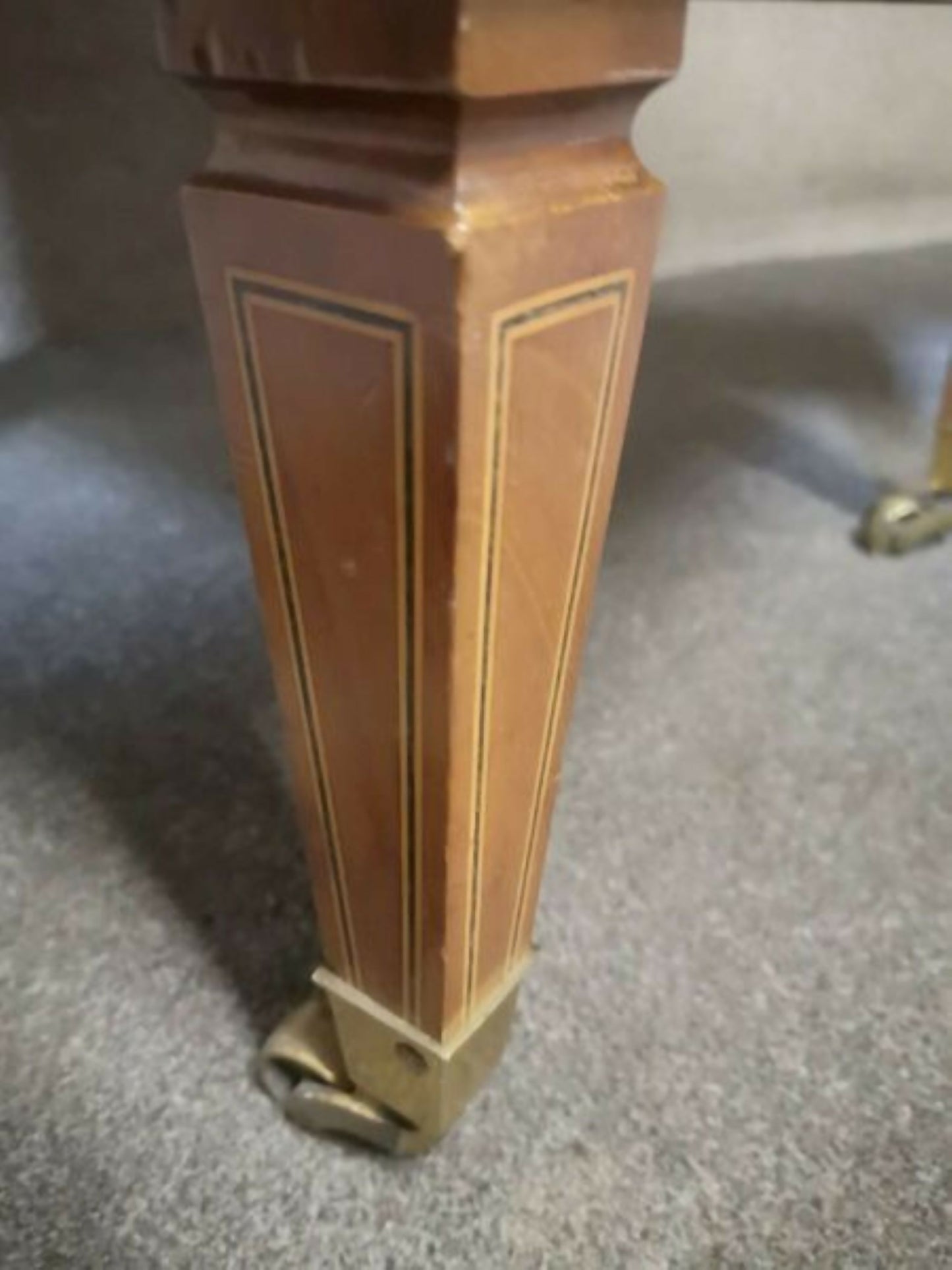 19th Century Inlaid Mahogany Tambour Shutter Cabinet / Bedside Cupboard