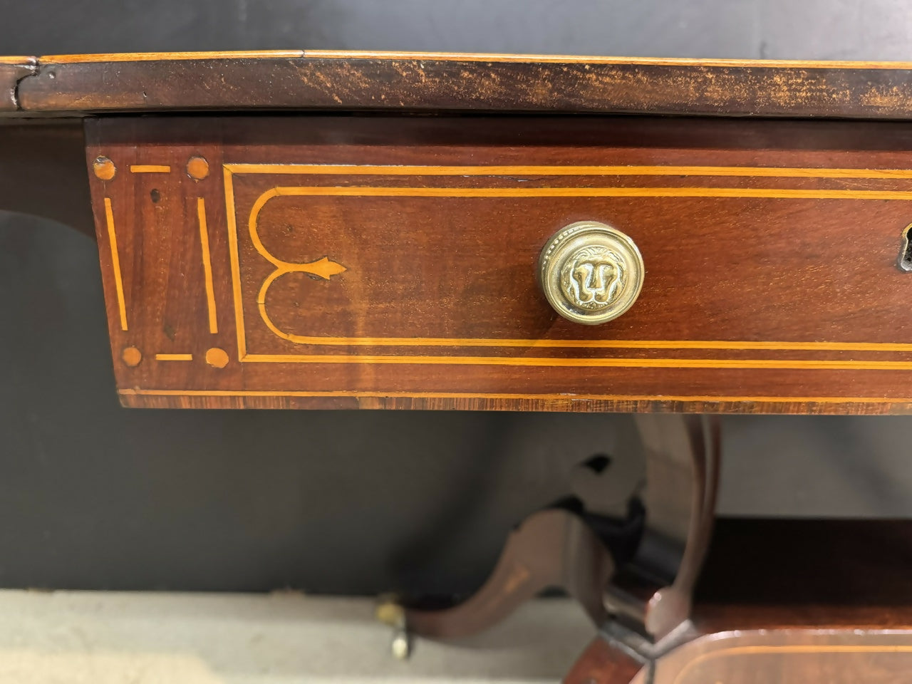 Georgian Inlaid Mahogany Sofa Table