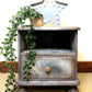 Industrial 'rusty metal' paint effect bedside cabinet by Paint Kitchen