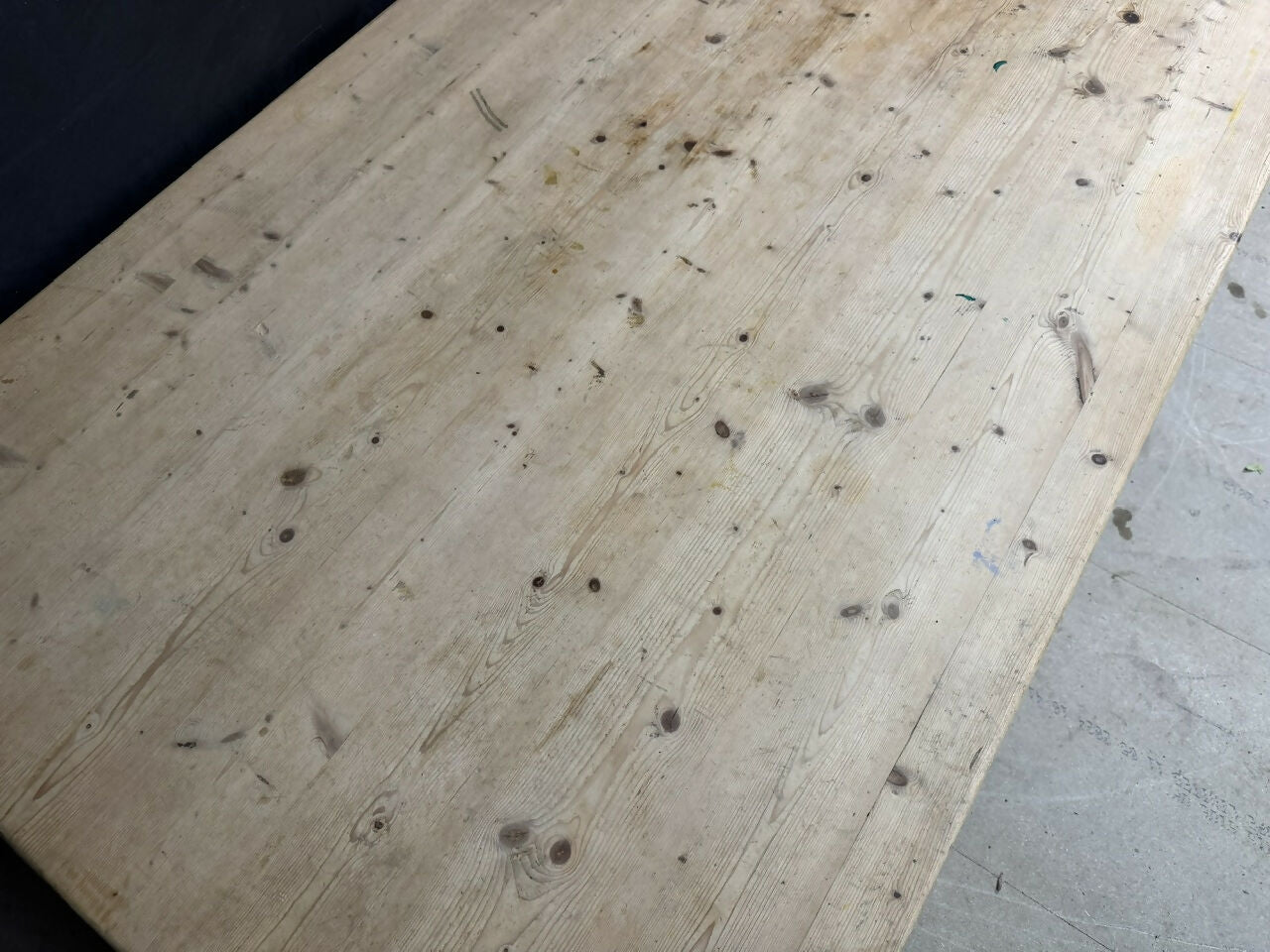Large and Deep Pine Farmhouse Dining Table