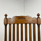 Reproduction Bar Back Mahogany Framed Armchair