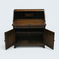 Vintage Oak Writing Bureau With Fitted Interior Micro Office FREE UK Delivery