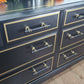 Black and gold stag minstrel captains chest