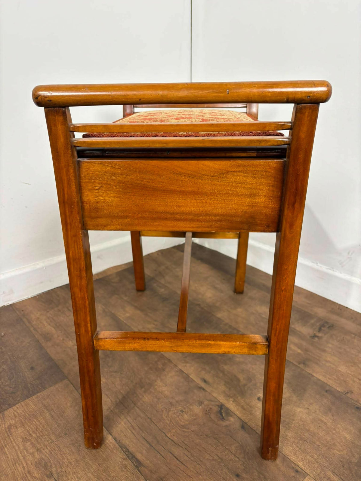 Edwardian Mahogany Piano Stool
