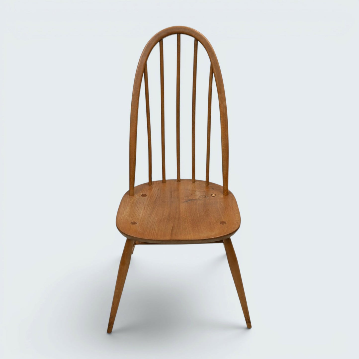 3 Ercol Dining Chairs Windsor Quaker Light Finish Vintage 1970s FREE UK Delivery