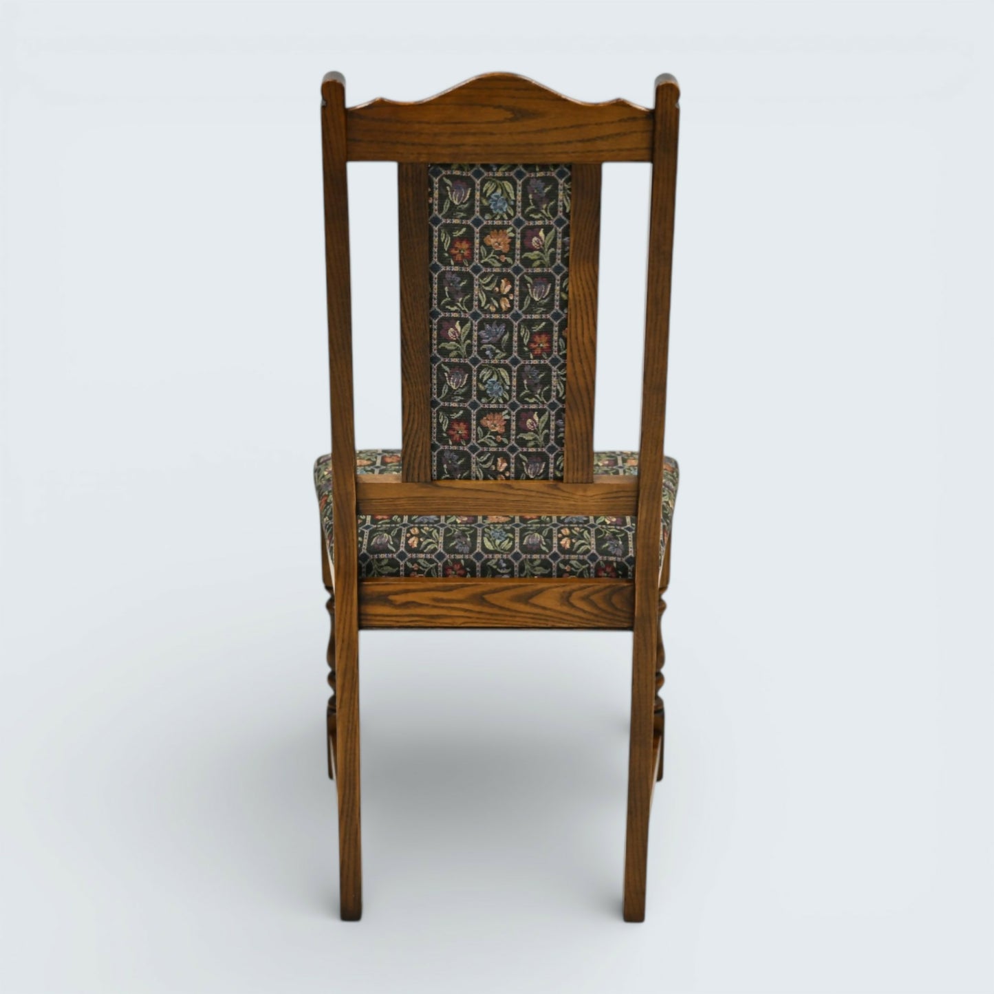 4 Old Charm Dining Chairs Widford Green Light Oak Upholstery FREE UK Delivery*