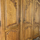 Wardrobe Vintage French Louis XVI Style Oak Four Door Carved Armoire LOT 6496
