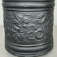 Plant Pot Vintage French Painted Brass Floral Jardiniere Planter LOT 6472