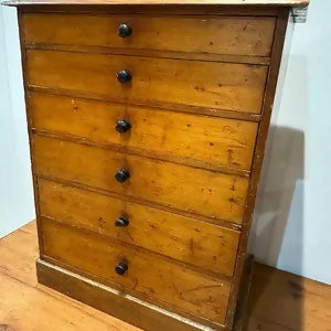 Antique Specimen Collectors Cabinet Chest of Drawers By James Gardner