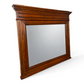 Mirror Antique French Style Walnut Large Bevelled Glass Wall Mirror LOT 6529