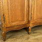 Wardrobe Vintage French Louis XVI Style Oak Four Door Carved Armoire LOT 6399