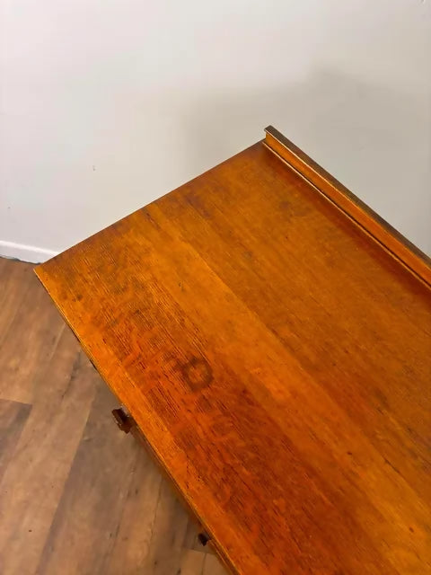 Vintage Oak Veneer Tallboy