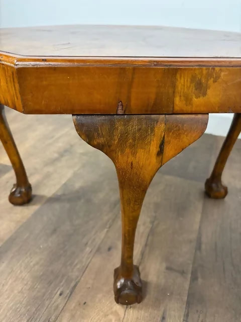 Art Deco Octagonal Claw & Ball Coffee Table