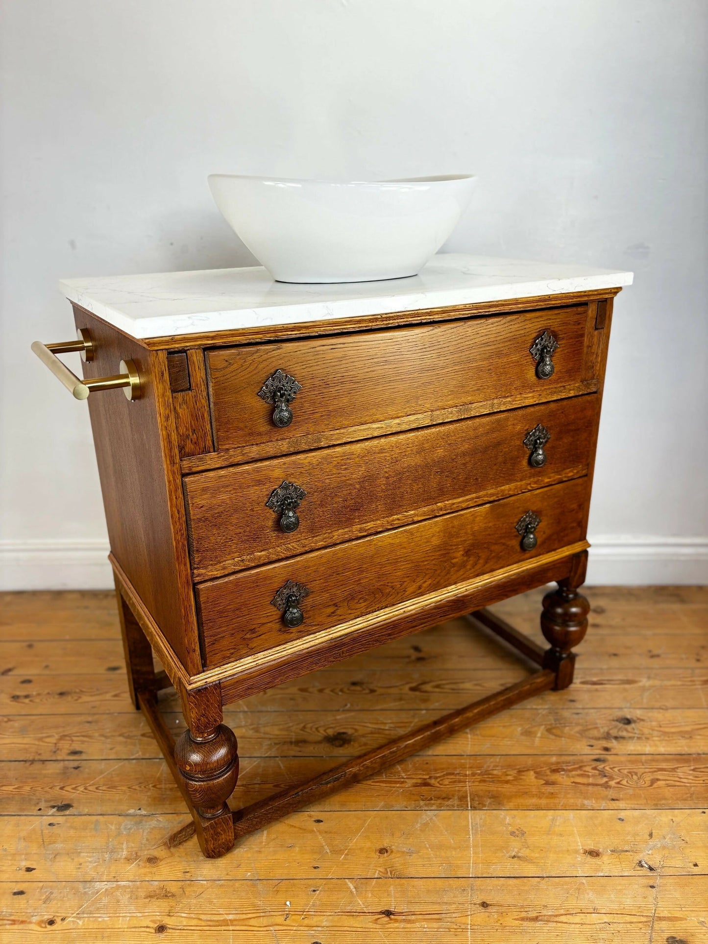 Bathroom Vanity Unit Made to Order Vanity Unit Custom Made Bathroom Furniture Antique Vintage Traditional Bathroom Washstand Basin Unit