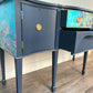 Navy Abstract Antique Sideboard