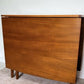Mid Century Modern Teak Drop Leaf Dining Table Vintage Space Saving Gate Legs