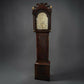 Georgian Mahogany Longcase Clock, Silvered Dial. 8 Day